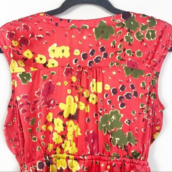 CABI | Wildflower Art Teacher Tunic Blouse Red Women’s Size Medium - Picture 8 of 9